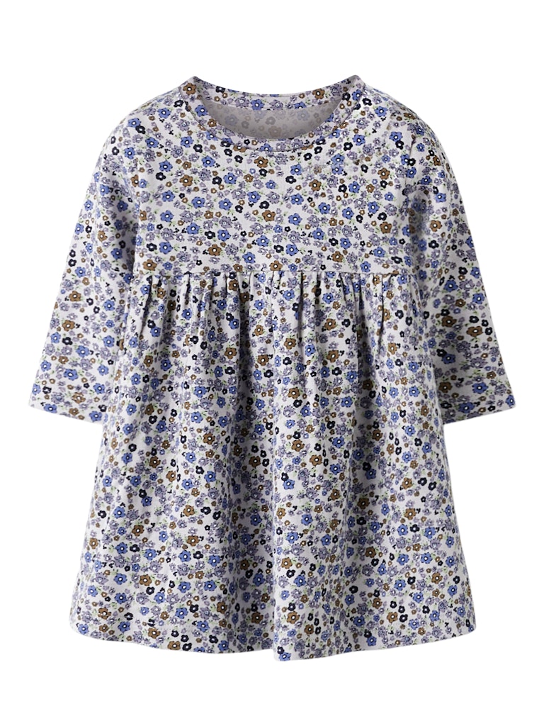 Blommig baby klänning till bebis flicka. Ekologiska barnkläder till nyfödd. 
NBFTULINE LS DRESS
13251715