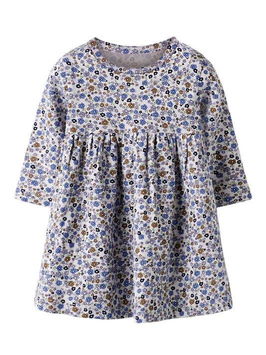 Blommig baby klänning till bebis flicka. Ekologiska barnkläder till nyfödd. 
NBFTULINE LS DRESS
13251715