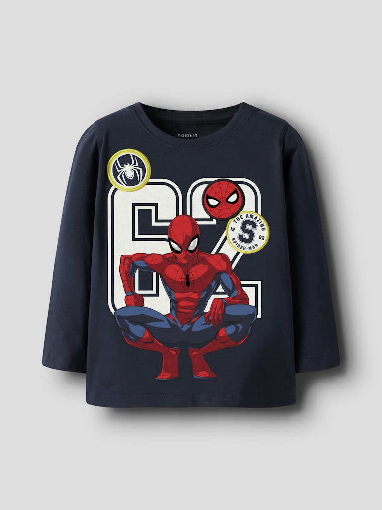 Spindelmannen tröja till pojke. Spiderman långärmad t-shirt med superhjält i ekologisk bomull från Name it.
NMMDEEP SPIDER LS NREG TOP BOX NOOS MAR
13251986