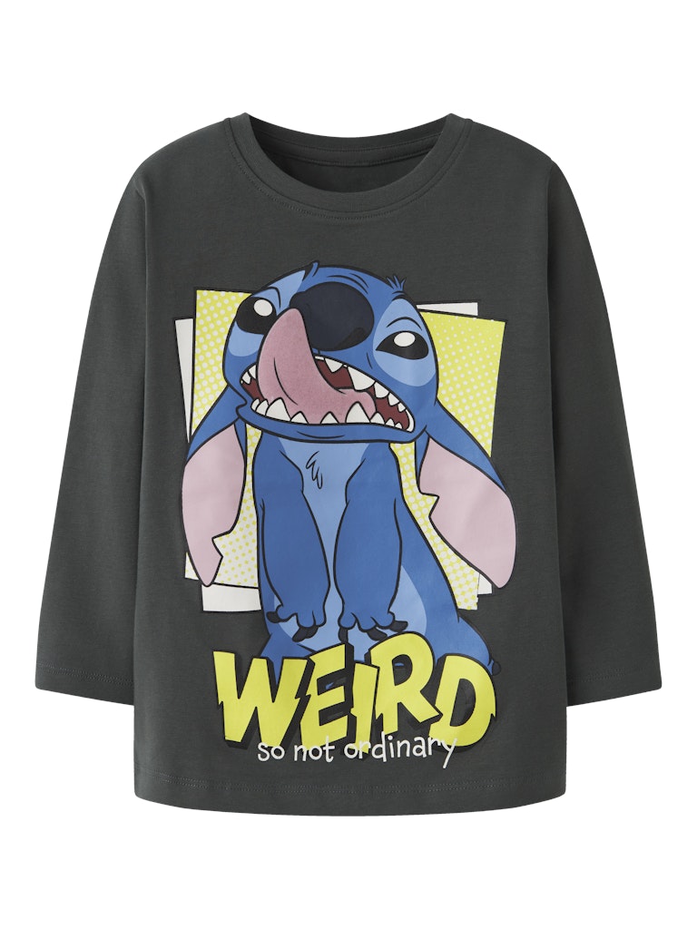 Grå långärmad tröja med den blå figuren Stitch på. Weird t-shirt till pojke från Name it.
NMMDIMITRI STITCH LS NREG TOP WDI
13251988