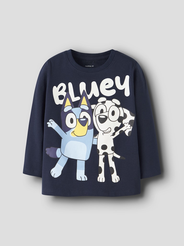 Bluey långärmad tröja till pojke. Söta hundar från Bluey och Nameit.
NMMJONAS BLUEY LS NREG TOP BOX SKY
13252008