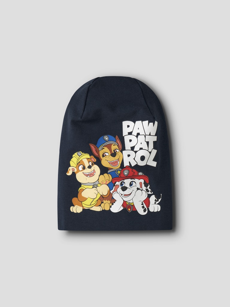 Blå Paw Patrol mössa till pojke. Söt och kul hund mössa till  pojke, tunn vårmössa med hundar från Name it.
NMMJUKS PAW DROPSHAPE HAT CPLG
13252080