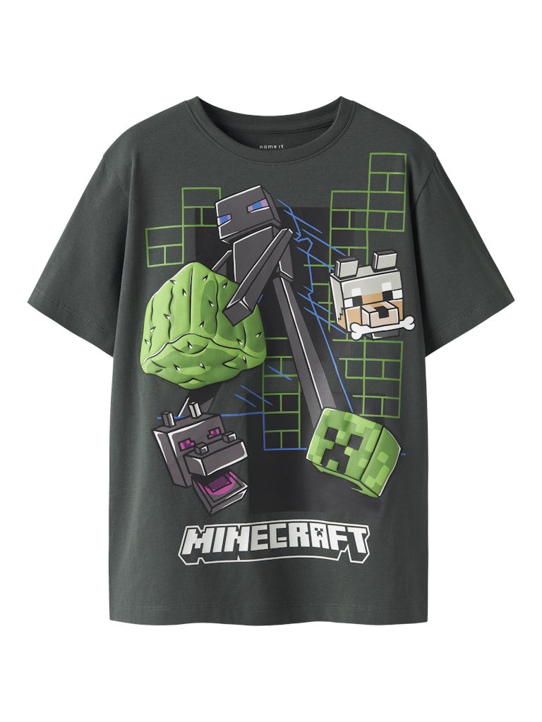 Grå t-shirt med mönster av Minecraft till pojke. Kortärmad tröja Minecraft till kille från Name it.
NKMJUKE MINECRAFT SS NREG TOP BOX BFU
13252199