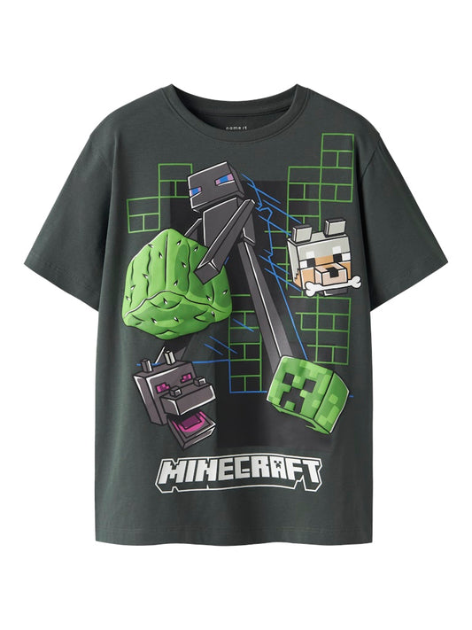 Grå t-shirt med mönster av Minecraft till pojke. Kortärmad tröja Minecraft till kille från Name it.
NKMJUKE MINECRAFT SS NREG TOP BOX BFU
13252199