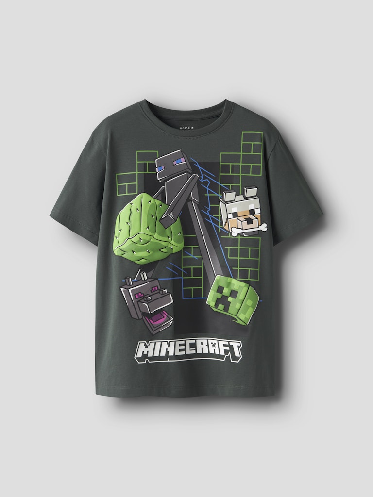 Grå t-shirt med mönster av Minecraft till pojke. Kortärmad tröja Minecraft till kille från Name it.
NKMJUKE MINECRAFT SS NREG TOP BOX BFU
13252199