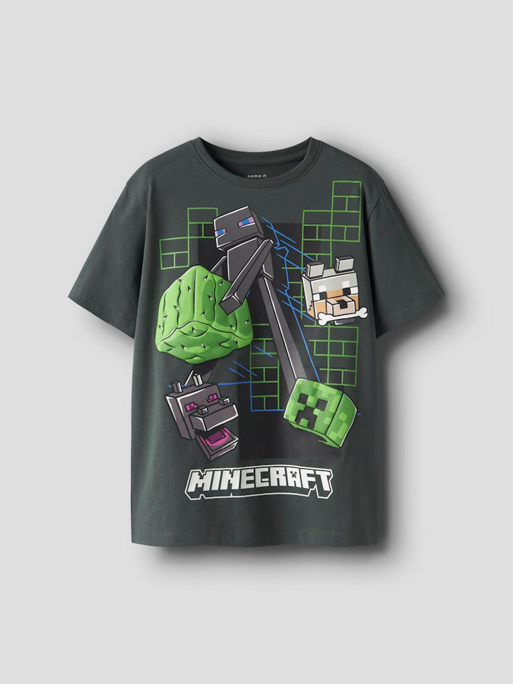 Grå t-shirt med mönster av Minecraft till pojke. Kortärmad tröja Minecraft till kille från Name it.
NKMJUKE MINECRAFT SS NREG TOP BOX BFU
13252199