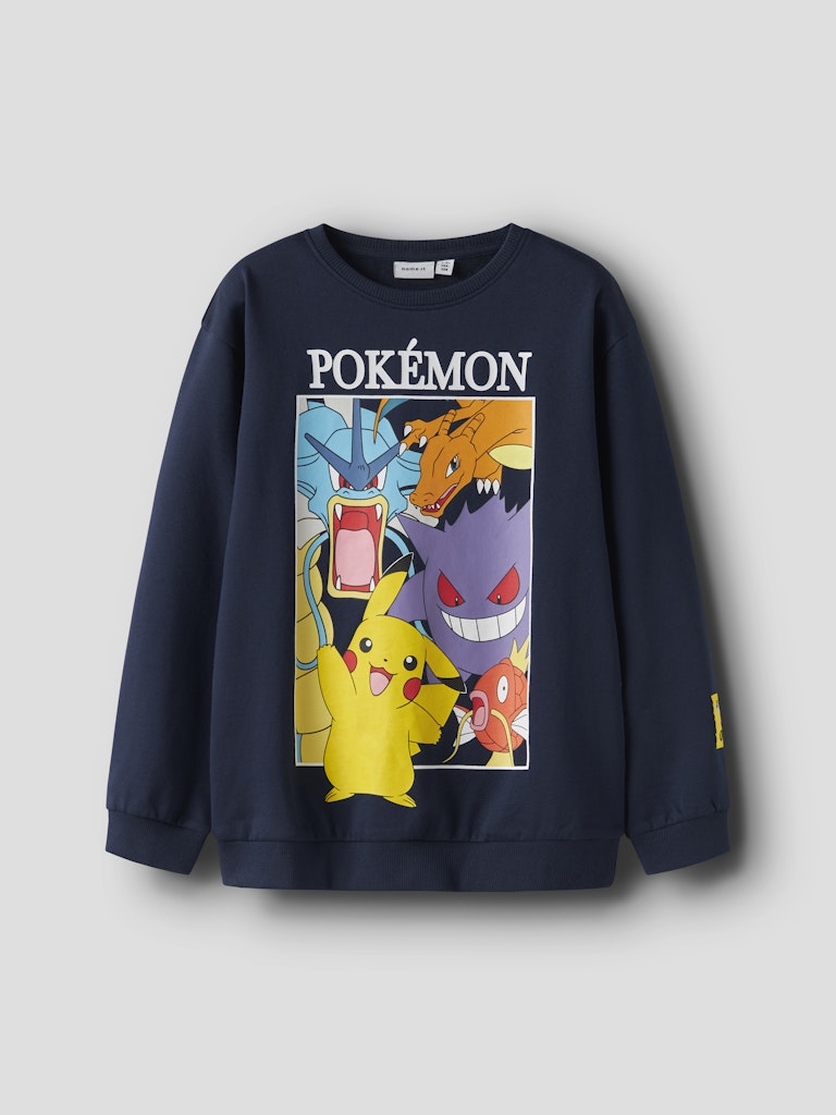 Blå Pokémon tröja till pojke. Långärmad sweatshirt tröja med Pokemon till kille. 
NKMJOBI POKEMON NREG SWEAT BRU BOX SKY
13252202