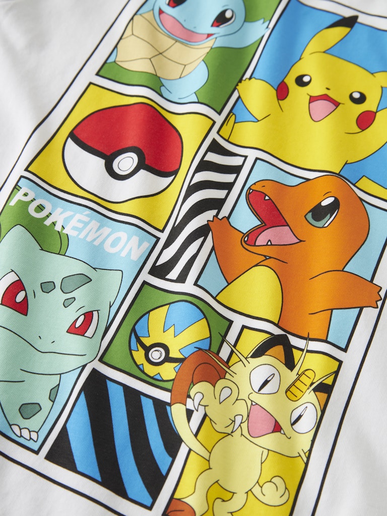 Vit Pokemon t-shirt till pojke. Pokémon tröja till kille, ekologiska barnkläder från Name it.
NKMDAMS POKEMON SS NREG TOP BOX NOOS SKY
13252210