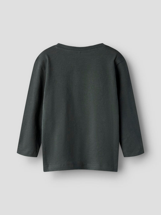 Grön långärmad t-shirt till pojke. Tunn tröja till liten kille med nalle som print. Cool tröja med lång ärm från Name it.
NMMVOTO LS NREG TOP
13238400