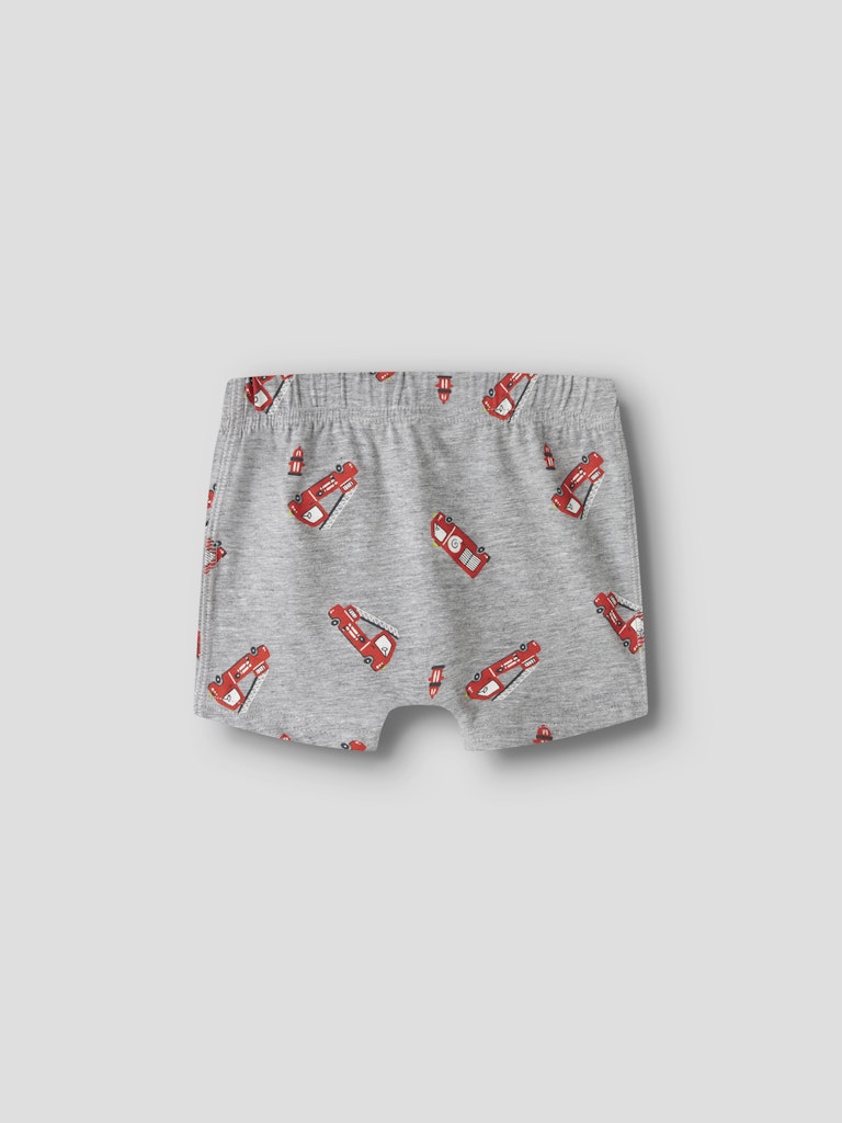 Barn kalsonger med brandbilar. 3 pack boxershort till pojke, enfärgade och mönstrade i ekologisk bomull från Name it.
NMMTIGHTS 3P GREY FIRETRUCK NOOS
13252613