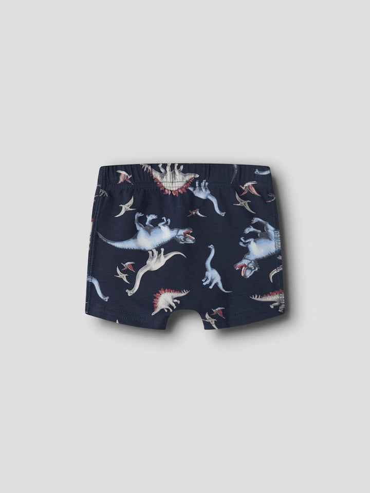 Blå kalsonger 3 pack boxershort till pojke. Dinosaurie kallingar i ekologisk bomull från Name it.
NMMTIGHTS 3P NAVY DINO NOOS
13255421