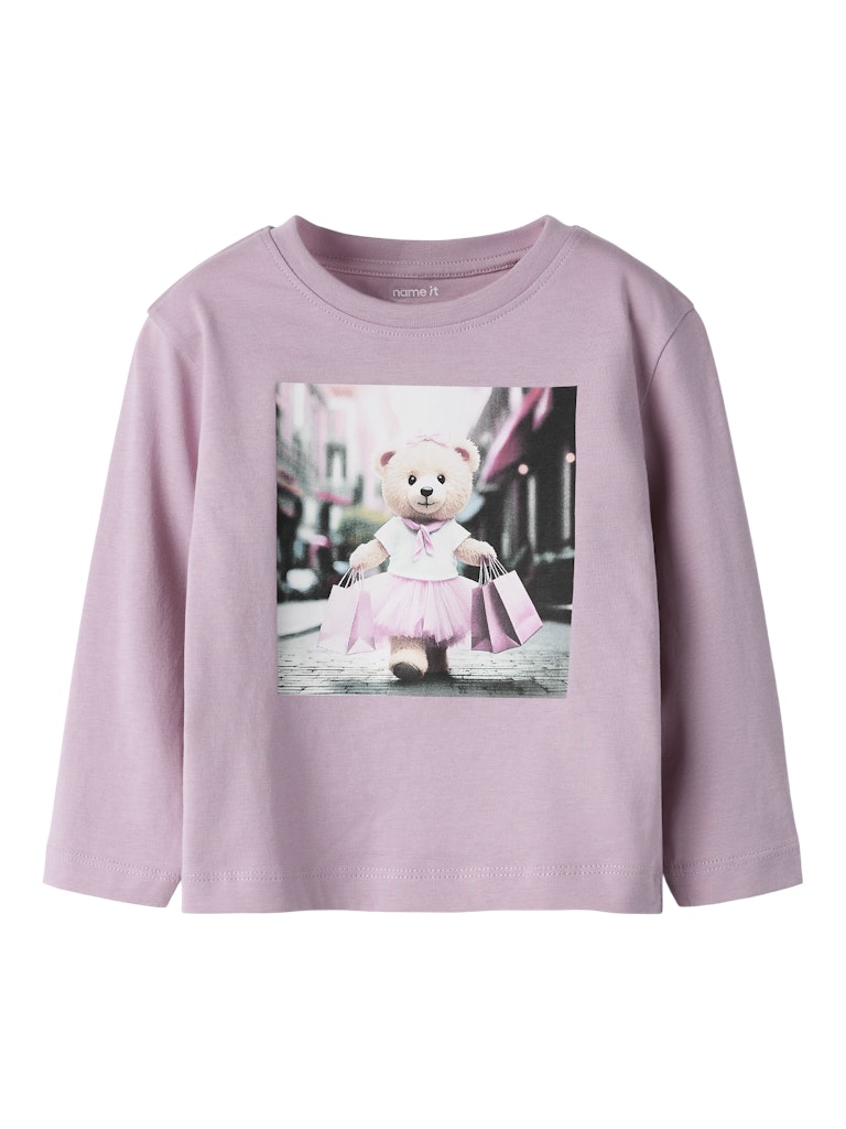 Rosa långärmad t-shirt med nalle ballerina till flicka. Söt rosa tröja till flicka från Name it.
NMFVOTEA LS NREG TOP
13238407