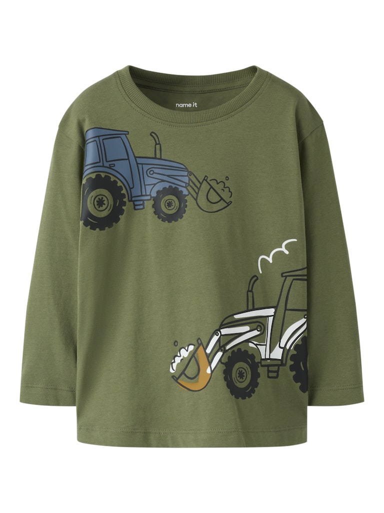 Långärmad grön t-shirt till pojke. Traktor tröja i ekologisk bomull till barn pojke från Name it.
NMMBERLAN LS NREG TOP
13259578