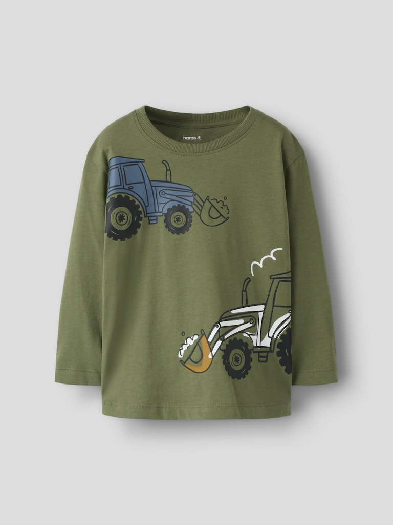 Långärmad grön t-shirt till pojke. Traktor tröja i ekologisk bomull till barn pojke från Name it.
NMMBERLAN LS NREG TOP
13259578