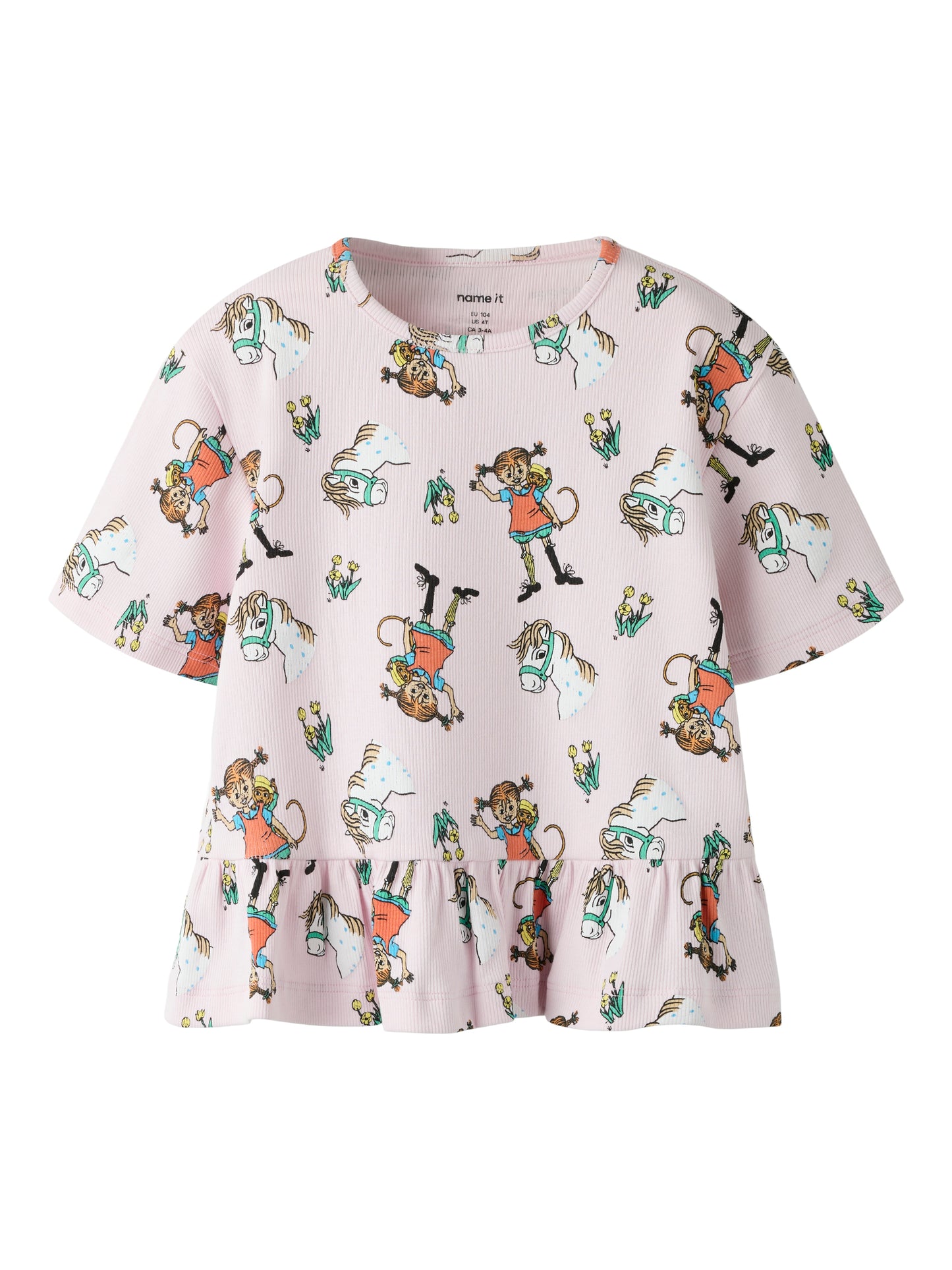Ljus rosa kortärmad t-shirt till flicka med Pippi Långstrump. Pippi Longstocking topp till flicka. Ekologiska barn kläder från Name it till flicka med Pippi.
NMFMARA PIPPI SS NREG TOP SKY
13260714