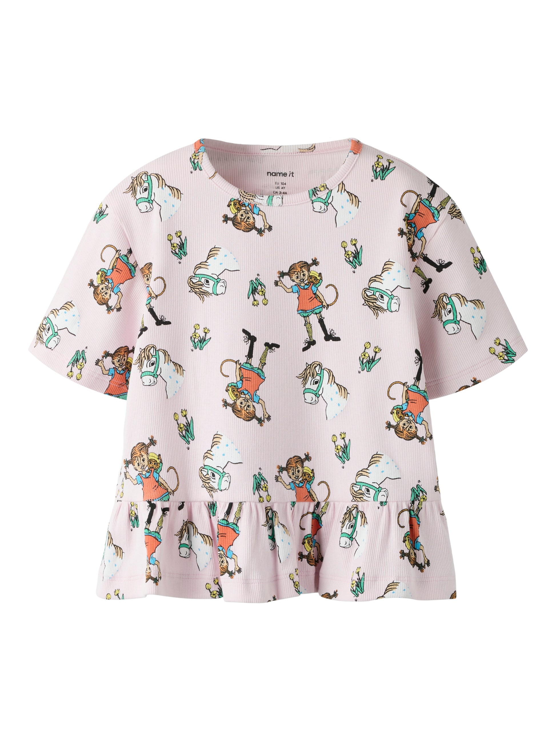 Ljus rosa kortärmad t-shirt till flicka med Pippi Långstrump. Pippi Longstocking topp till flicka. Ekologiska barn kläder från Name it till flicka med Pippi.
NMFMARA PIPPI SS NREG TOP SKY
13260714