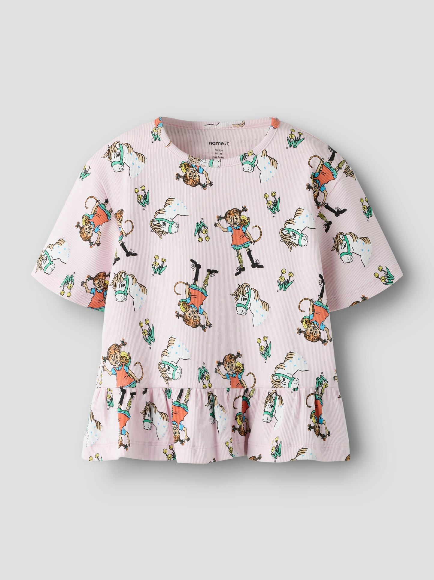 Ljus rosa kortärmad t-shirt till flicka med Pippi Långstrump. Pippi Longstocking topp till flicka. Ekologiska barn kläder från Name it till flicka med Pippi.
NMFMARA PIPPI SS NREG TOP SKY
13260714