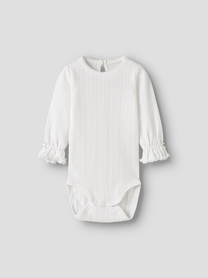 HAPPY Body - Bright White i Bright White, framifrån – Name it, 13261558