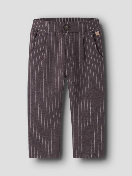 ROBINO Trousers - Chocolate Plum i Chocolate Plum, framifrån – Name it, 13223833