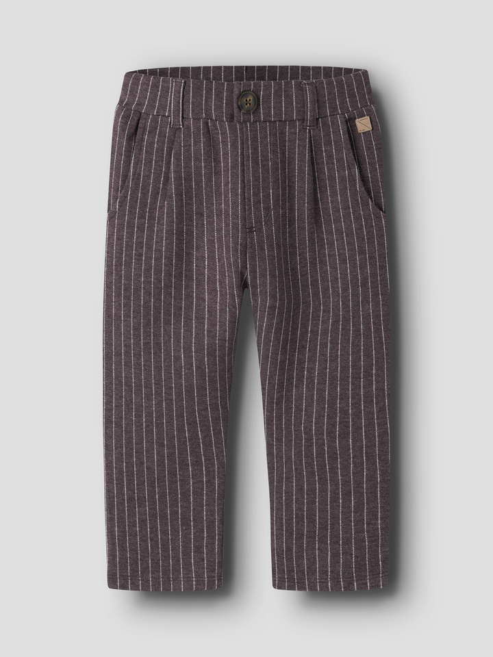 ROBINO Trousers - Chocolate Plum i Chocolate Plum, framifrån – Name it, 13223833
