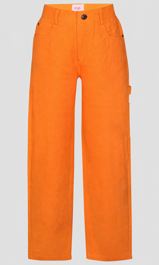 Färgade Jeans - wide framifrån