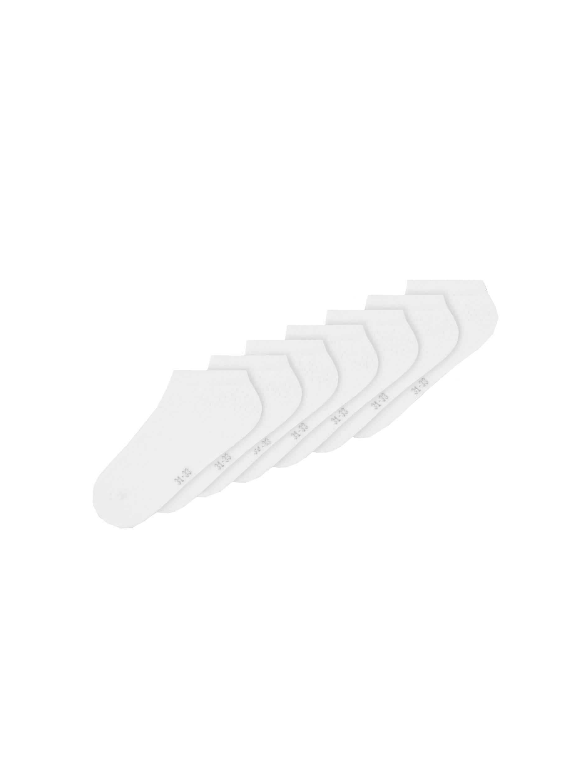 Vit ankel strumpor, vita kortstrumpor till flicka och pojke. Barn strumpor till kille och tjej från Name it. Flerpack strumpa.
13205491 
NKNANCLE 7P SOLID NOOS