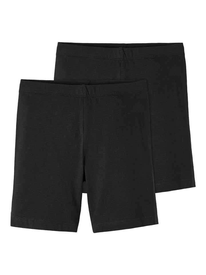 Svarta 2-pack cykelbyxor i bomull till flicka. Tjej biker shorts i kort cykelbyxa modell till barn och ungdom från Name it.
NKFVIVIAN 2P SOLID SHORT LEGGING NOOS

13191810