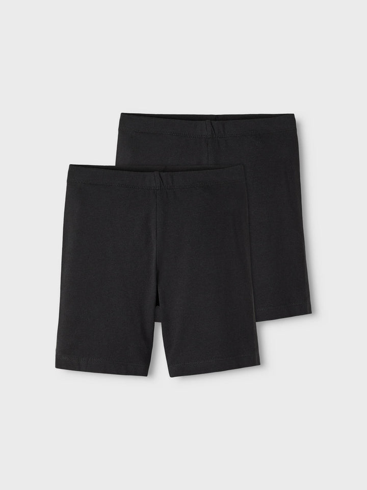 Svarta 2-pack cykelbyxor i bomull till flicka. Tjej biker shorts i kort cykelbyxa modell till barn och ungdom från Name it.
NKFVIVIAN 2P SOLID SHORT LEGGING NOOS

13191810