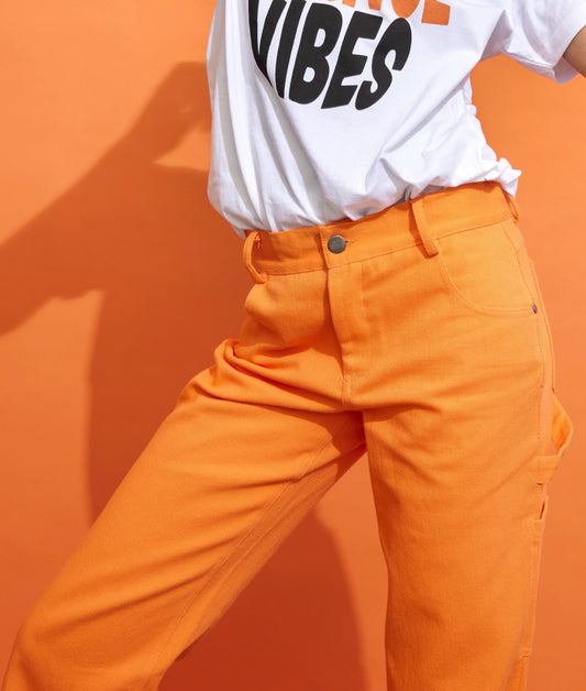 Färgade Jeans - wide