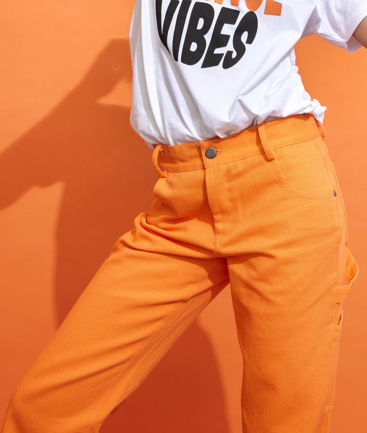 Färgade Jeans - wide